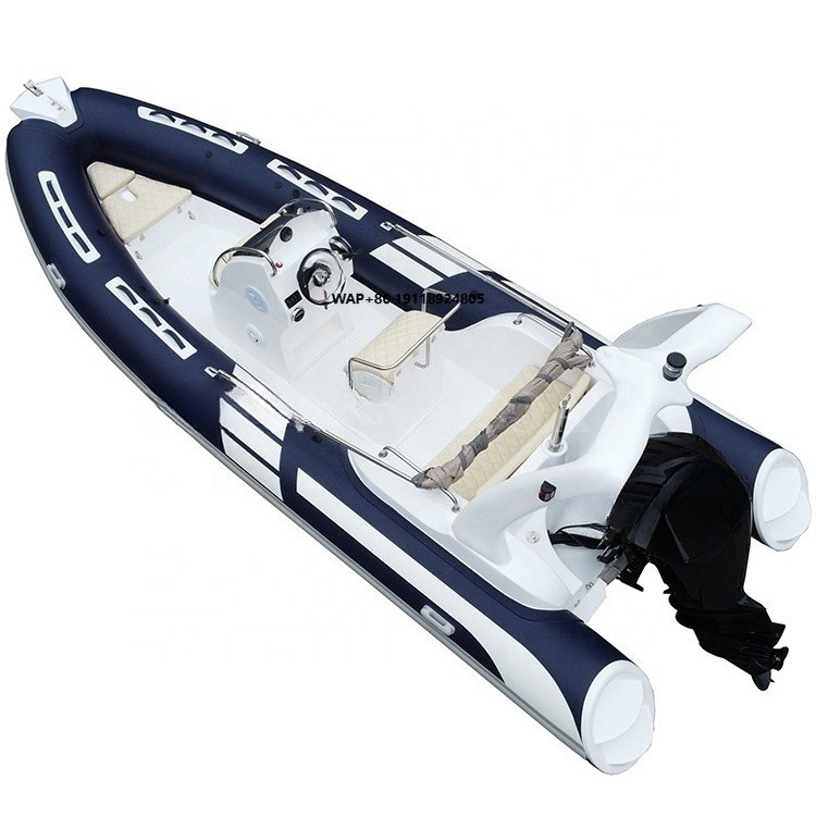 Fishing Boat Fiberglass - Blue Color 19 Foot PVC air