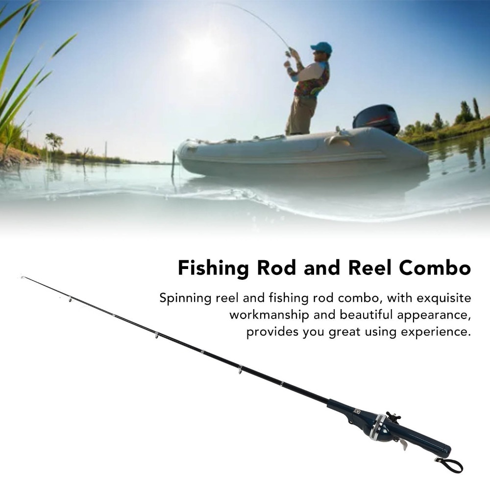 Portable Folding Fishing Rod F - Fishing Boat Fiberglass ulasan dan harga