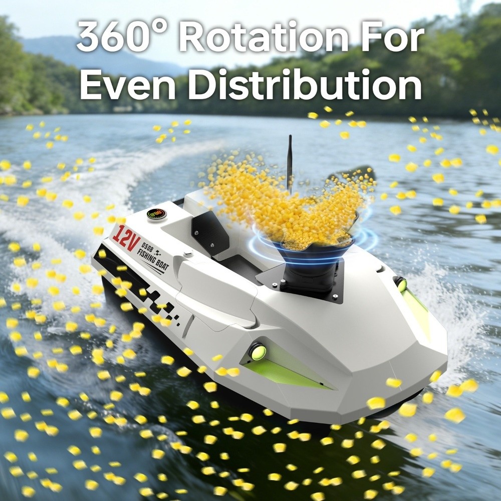 2.4GHz Wireless RC Boat Bait D - Fishing Boat Anchor Winch ulasan dan harga